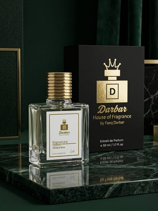Signature best-selling unisex perfume bottle by Darbar Fragrance Pakistan
