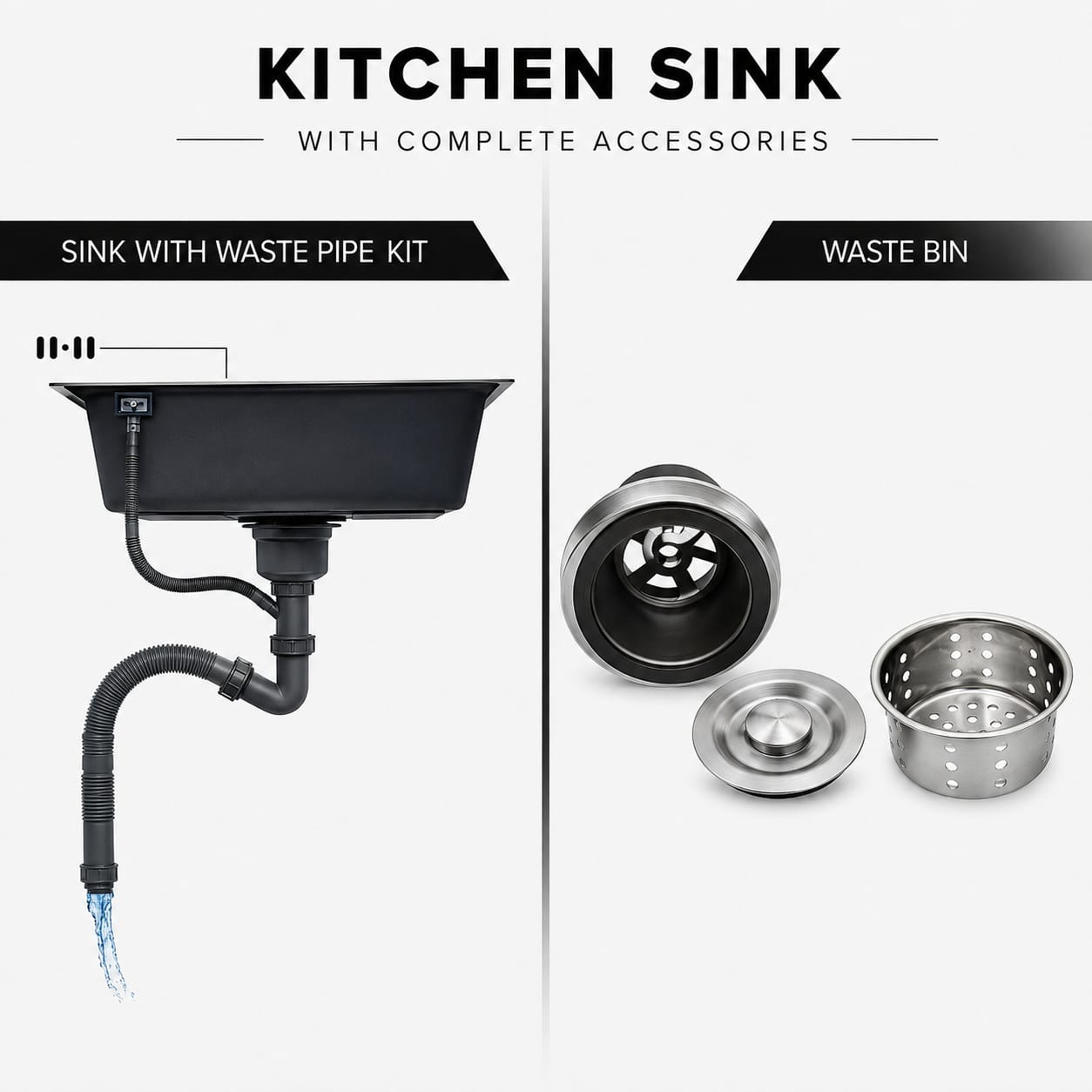 Royal - 01 Handmade Stainless Steel Kitchen Sink | Premium Single Bowl Sink
