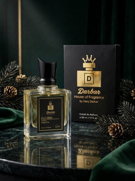 H2O Man fresh aquatic perfume for men by Darbar Fragrance Pakistan