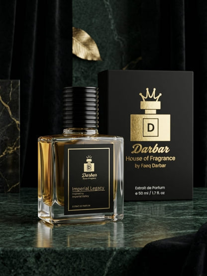 Imperial Legacy unisex fresh perfume bottle by Darbar Fragrance Pakistan