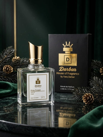 Pine Forest unisex fresh fruity perfume bottle by Darbar Fragrance Pakistan